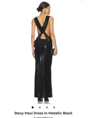 elena maxi dress in black superdown superdown Elena Maxi Dress in Natural